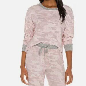 Splendid Women's Westport Long Sleeve Pink Camo Pajama Set